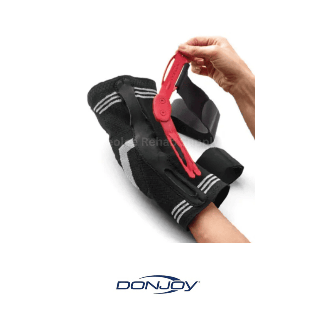Donjoy Stabilax Knee Brace provides compression, support, and stability for knee pain, injuries, and active daily use.