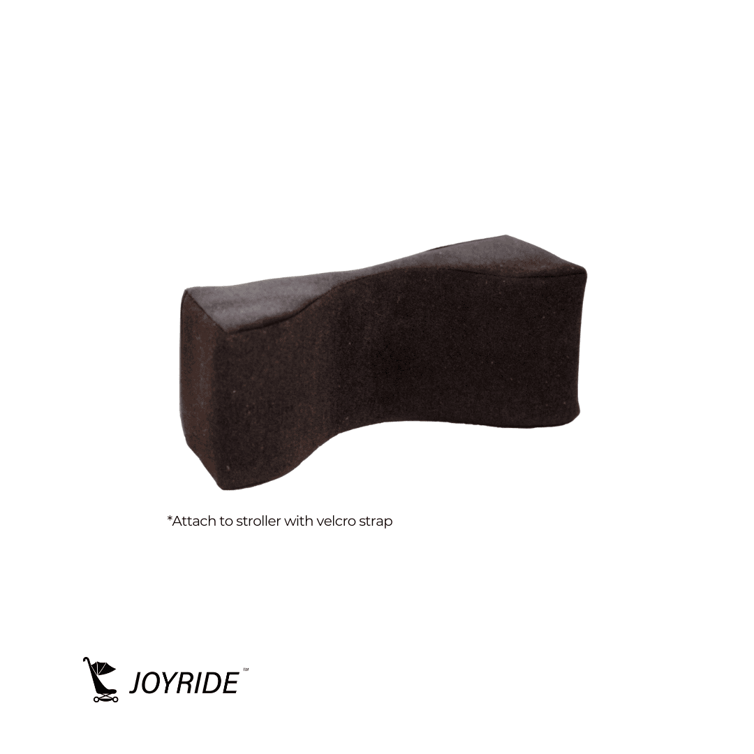 Joyride adjustable headrest accessory providing head and neck support for children with cerebral palsy and postural control needs.